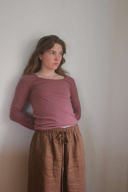 SOLACE LONG SLEEVE - PANSY