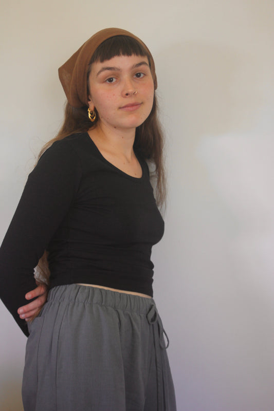 SOLACE LONG SLEEVE - CHARCOAL