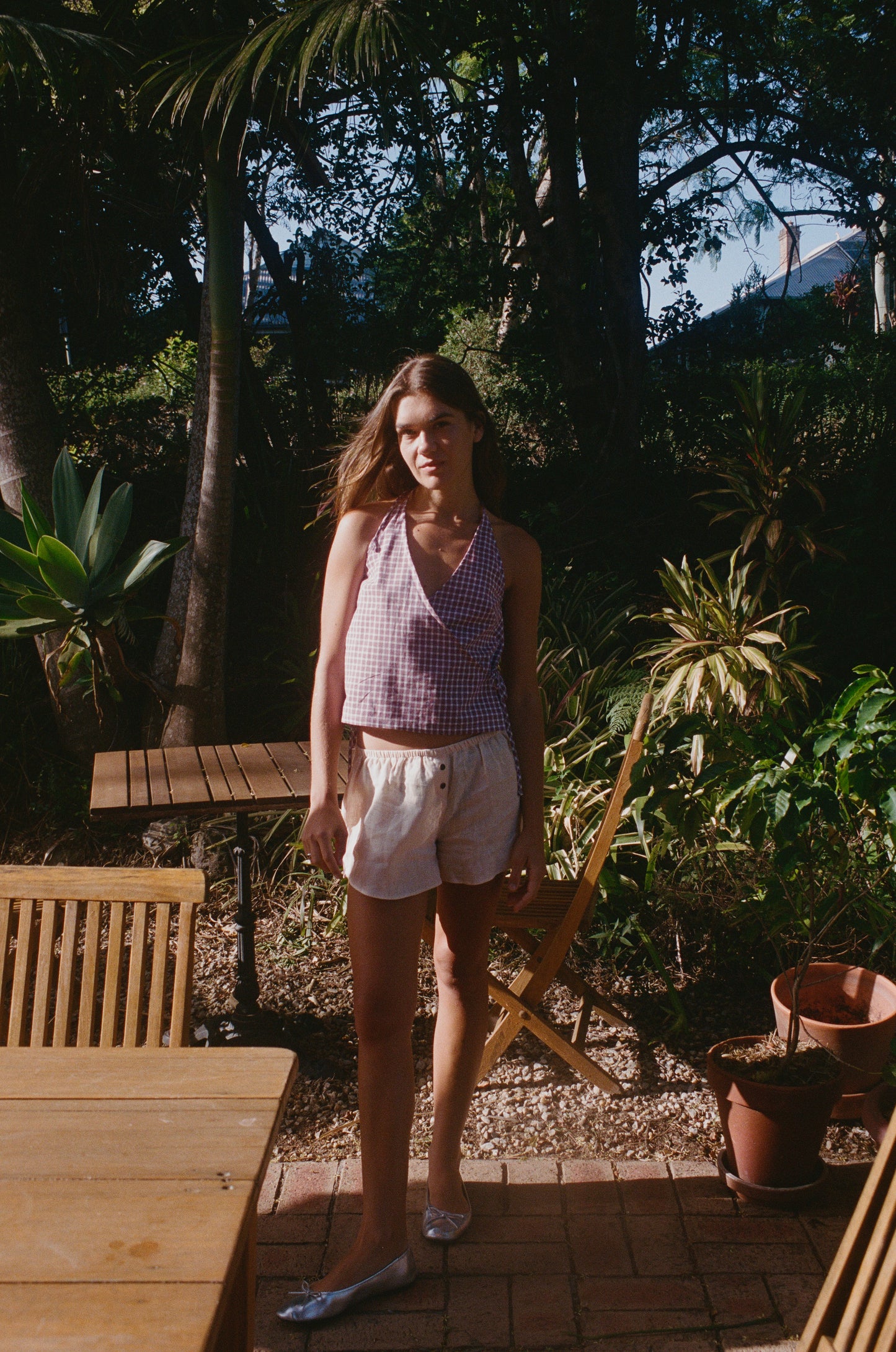 SIMPLE BOXER SHORTS - SESAME