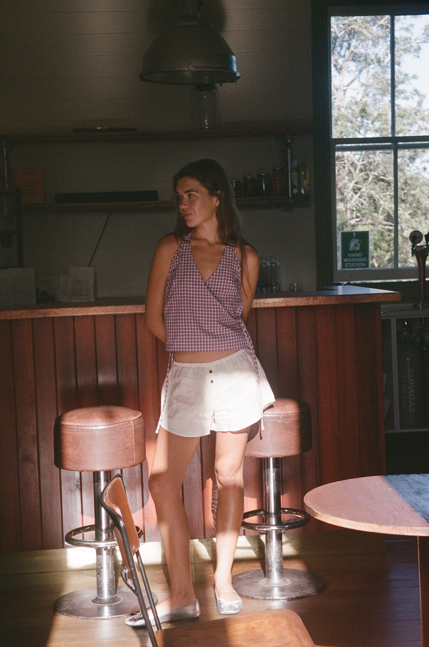 SIMPLE BOXER SHORTS - SESAME