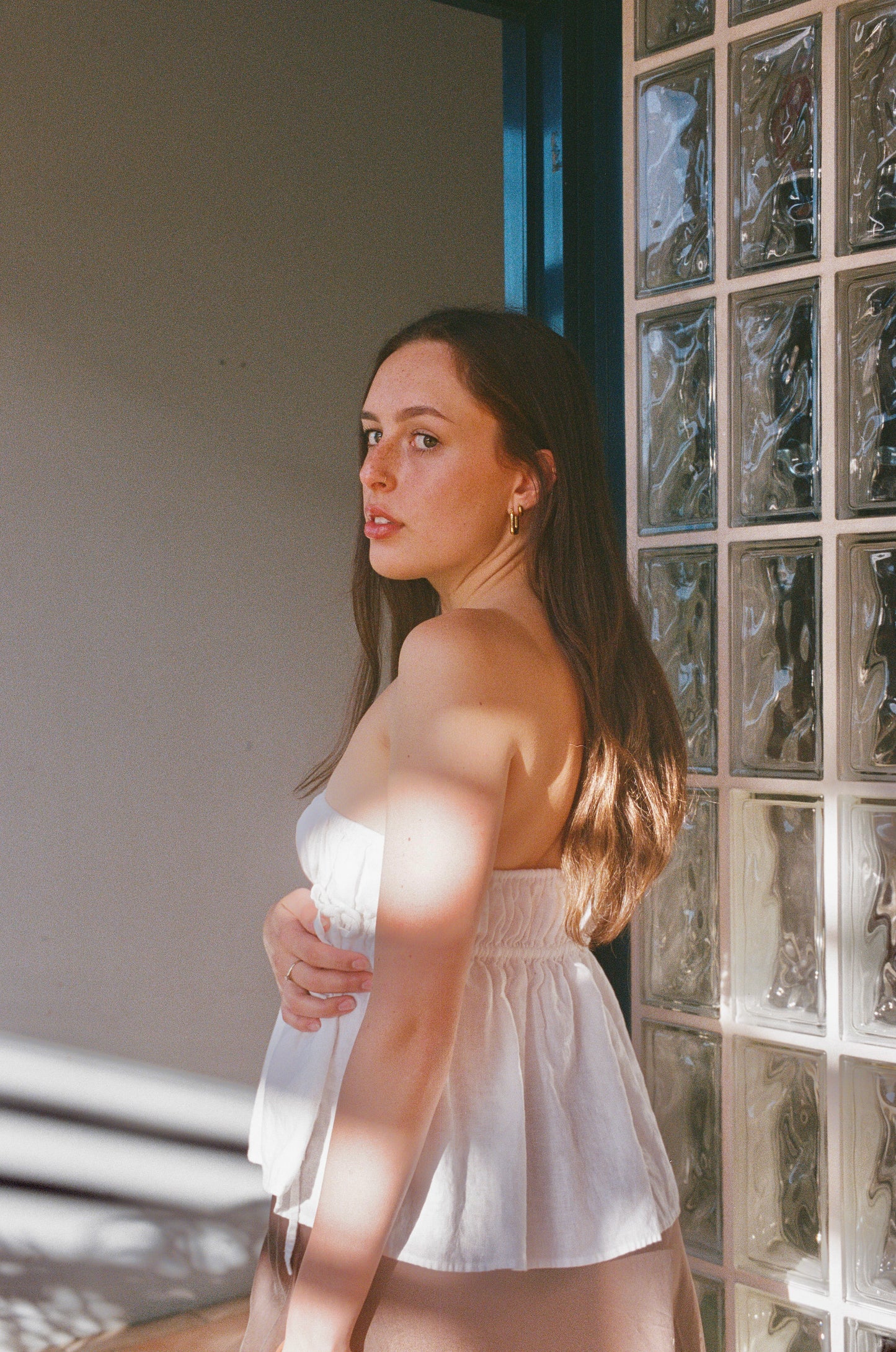 LINEN TUBE TOP - PAPER