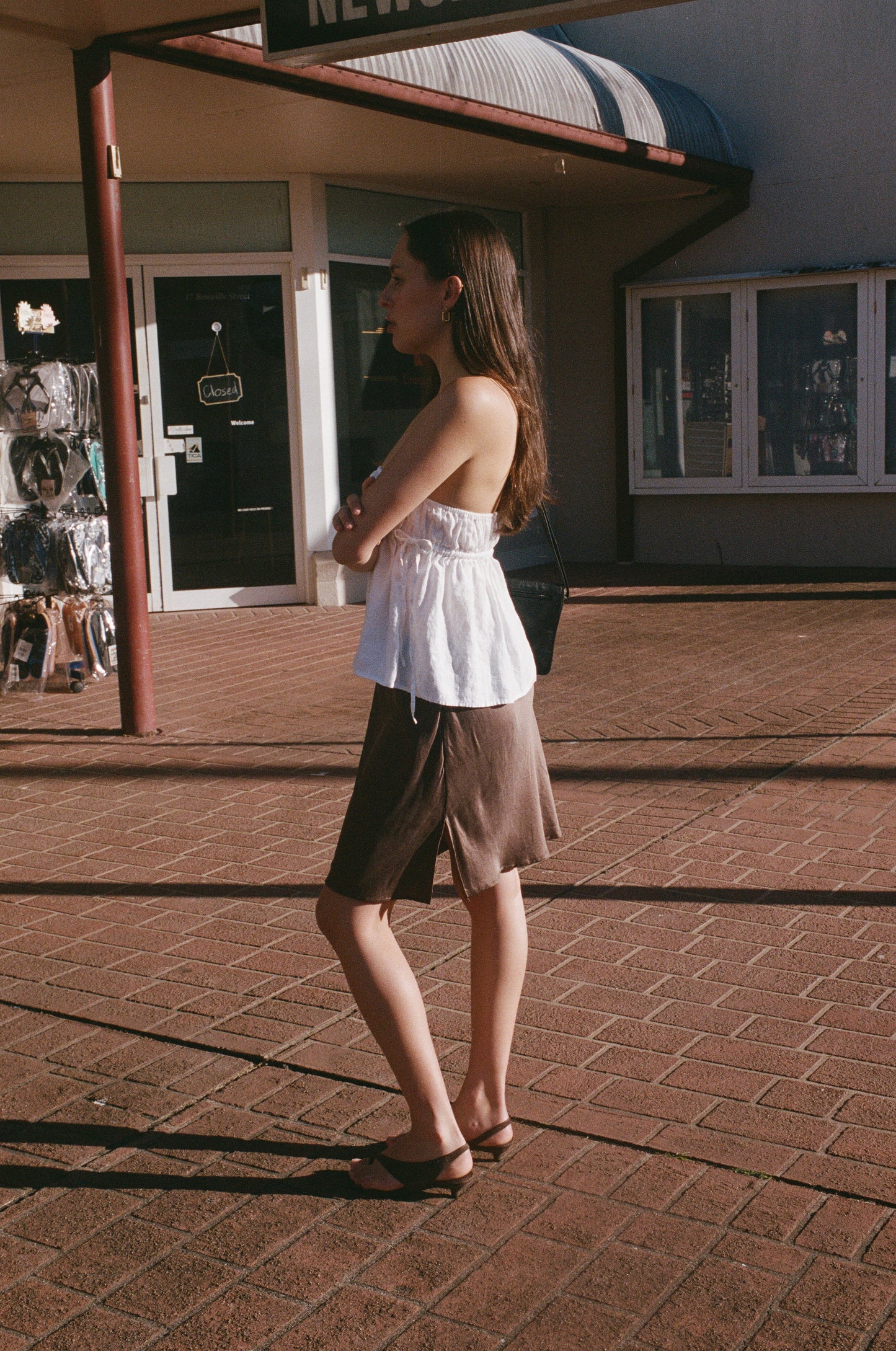 LINEN TUBE TOP - PAPER