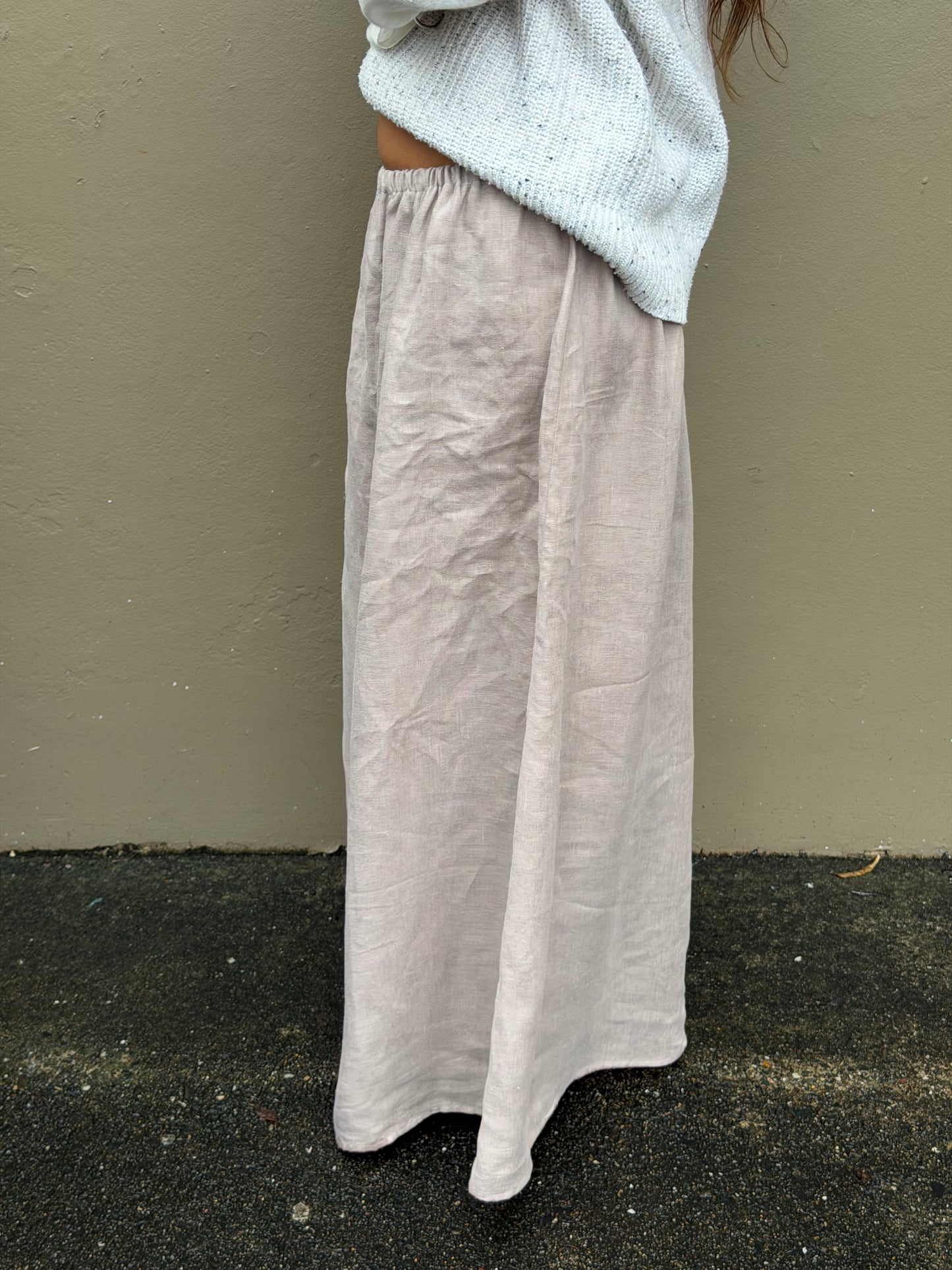EVERYDAY SKIRT -CLAY