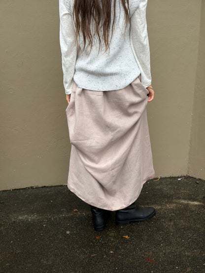EVERYDAY SKIRT -CLAY