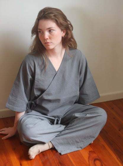 WRAP TOP - SLATE