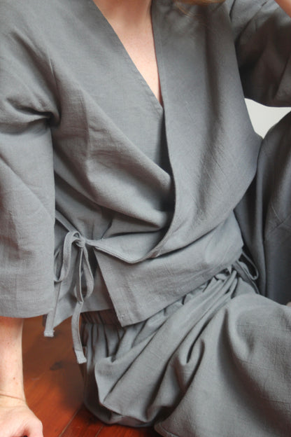 WRAP TOP - SLATE