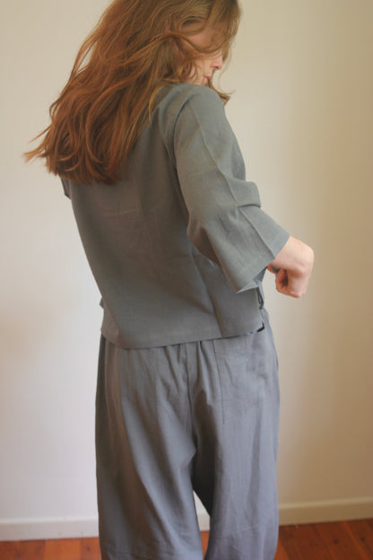 WRAP TOP - SLATE
