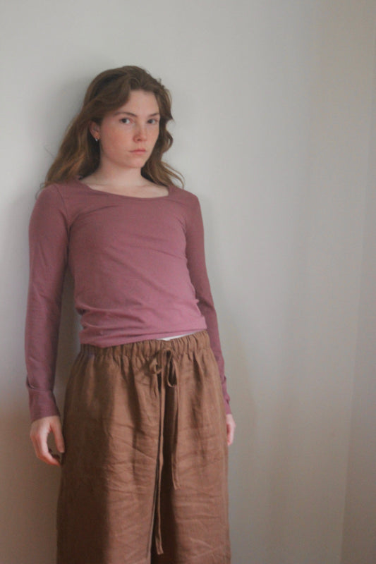 SOLACE LONG SLEEVE - PANSY