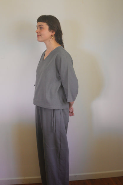 WRAP TOP - SLATE