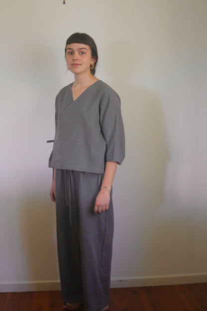 WRAP TOP - SLATE