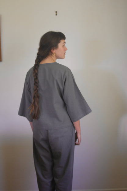 WRAP TOP - SLATE