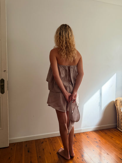 SIMPLE BOXER SHORTS - CLAY