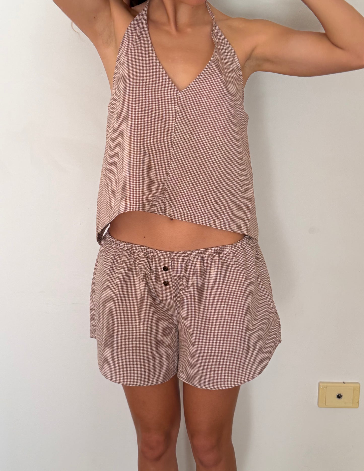 CLASSIC HALTER - CARIBOU CHECK