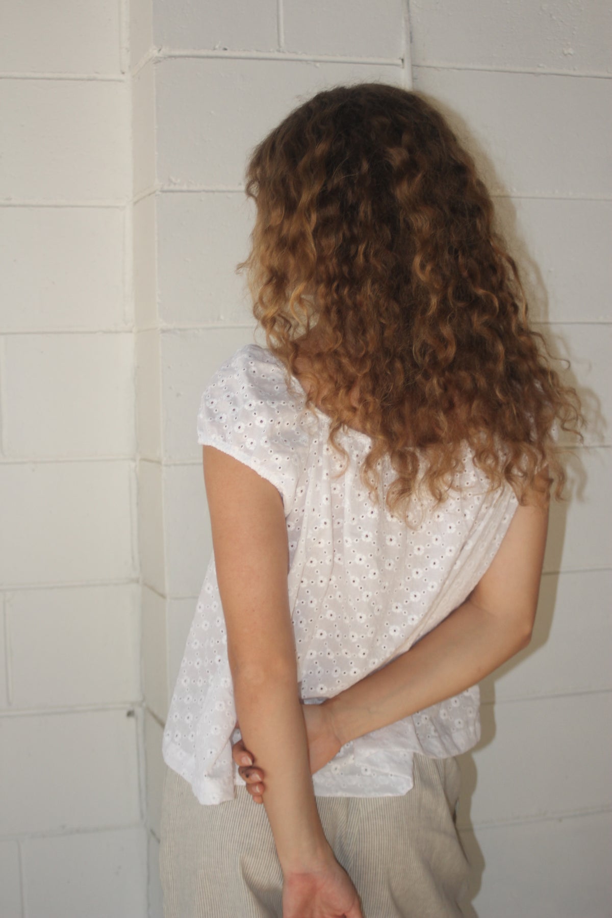 PUFF SLEEVE SMOCK - CHAMOMILE