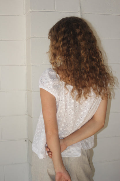 PUFF SLEEVE SMOCK - CHAMOMILE