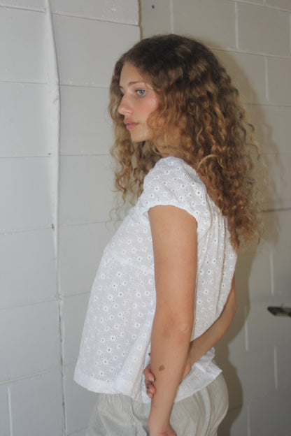 PUFF SLEEVE SMOCK - CHAMOMILE