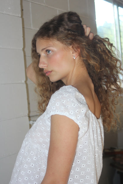 PUFF SLEEVE SMOCK - CHAMOMILE