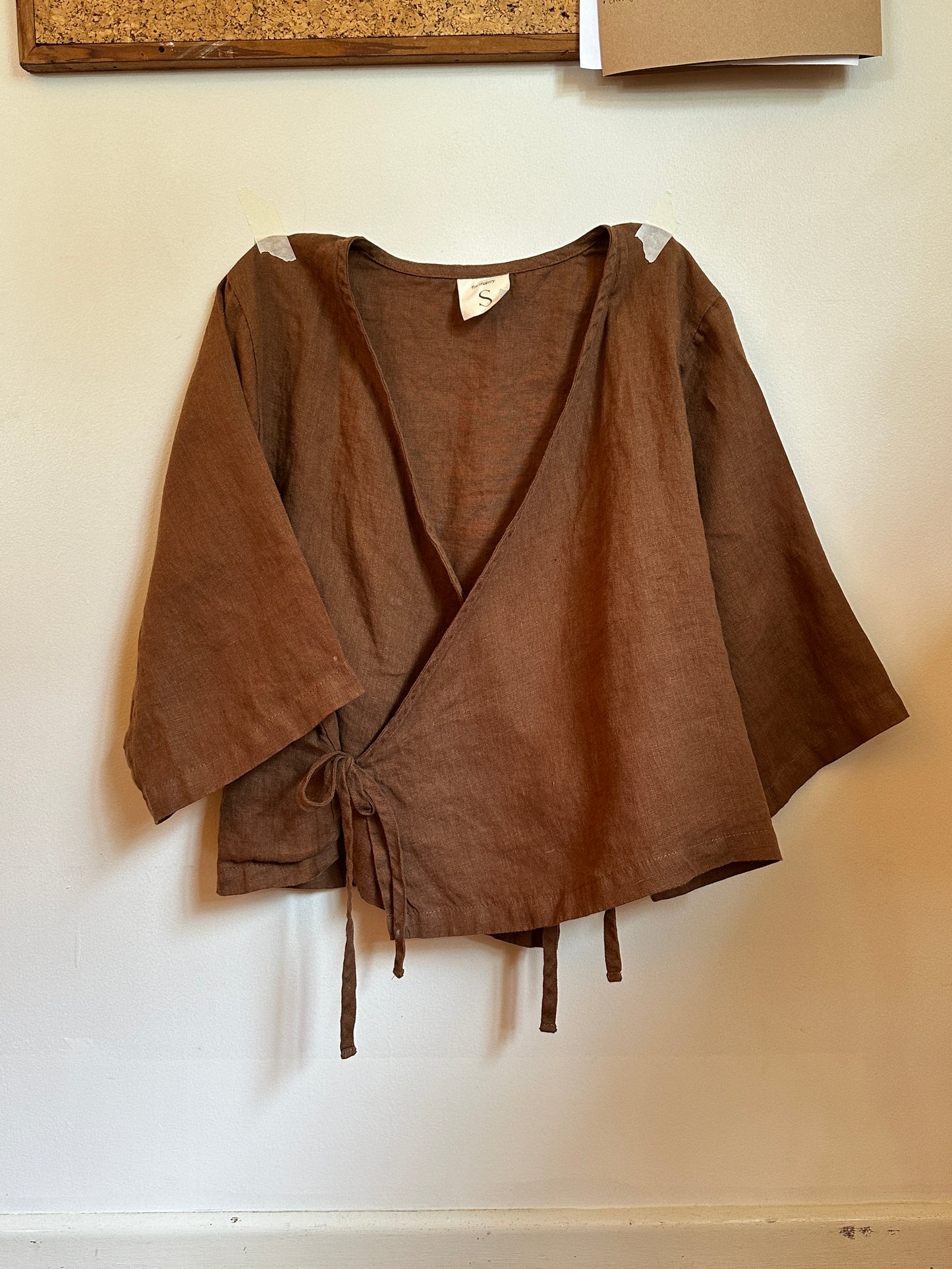 WRAP TOP - CACAO