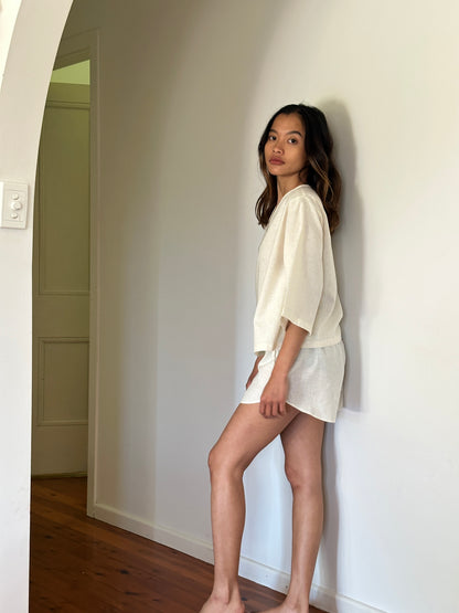 WRAP TOP - HUSK