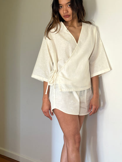 WRAP TOP - HUSK