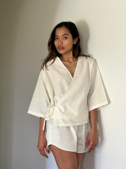 WRAP TOP - HUSK