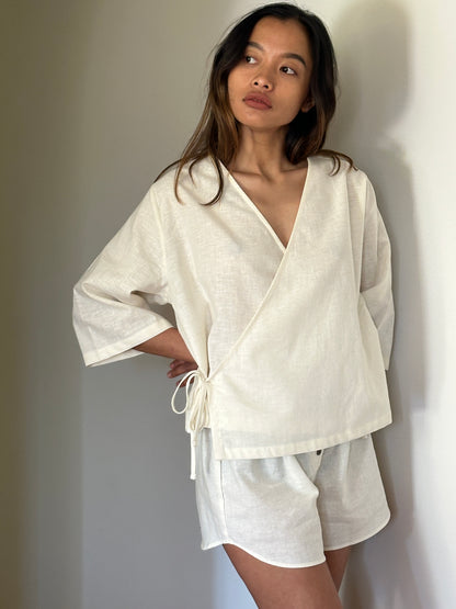 WRAP TOP - HUSK