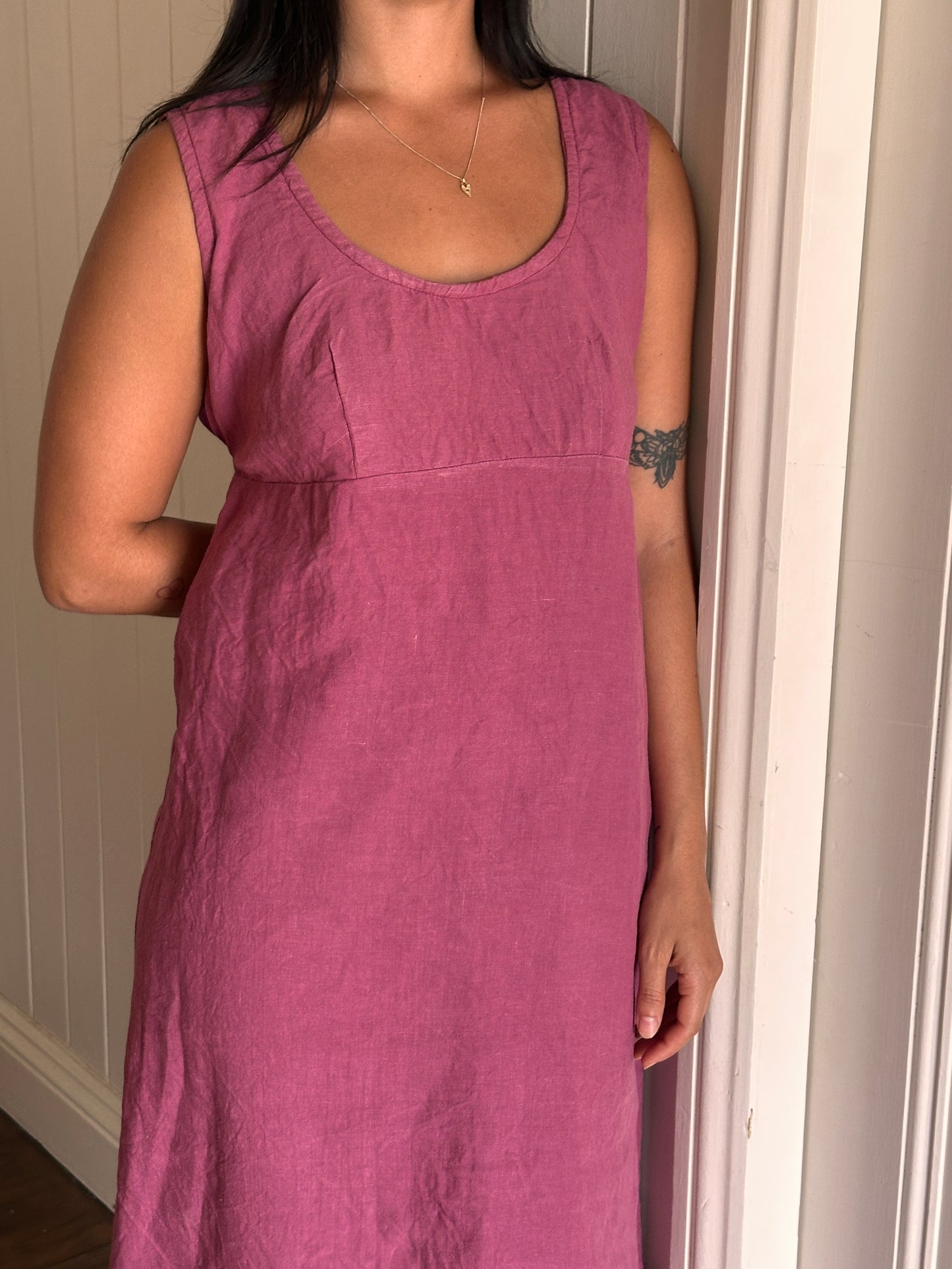 SUNDAY SLEEVELESS DRESS - MULBERRY