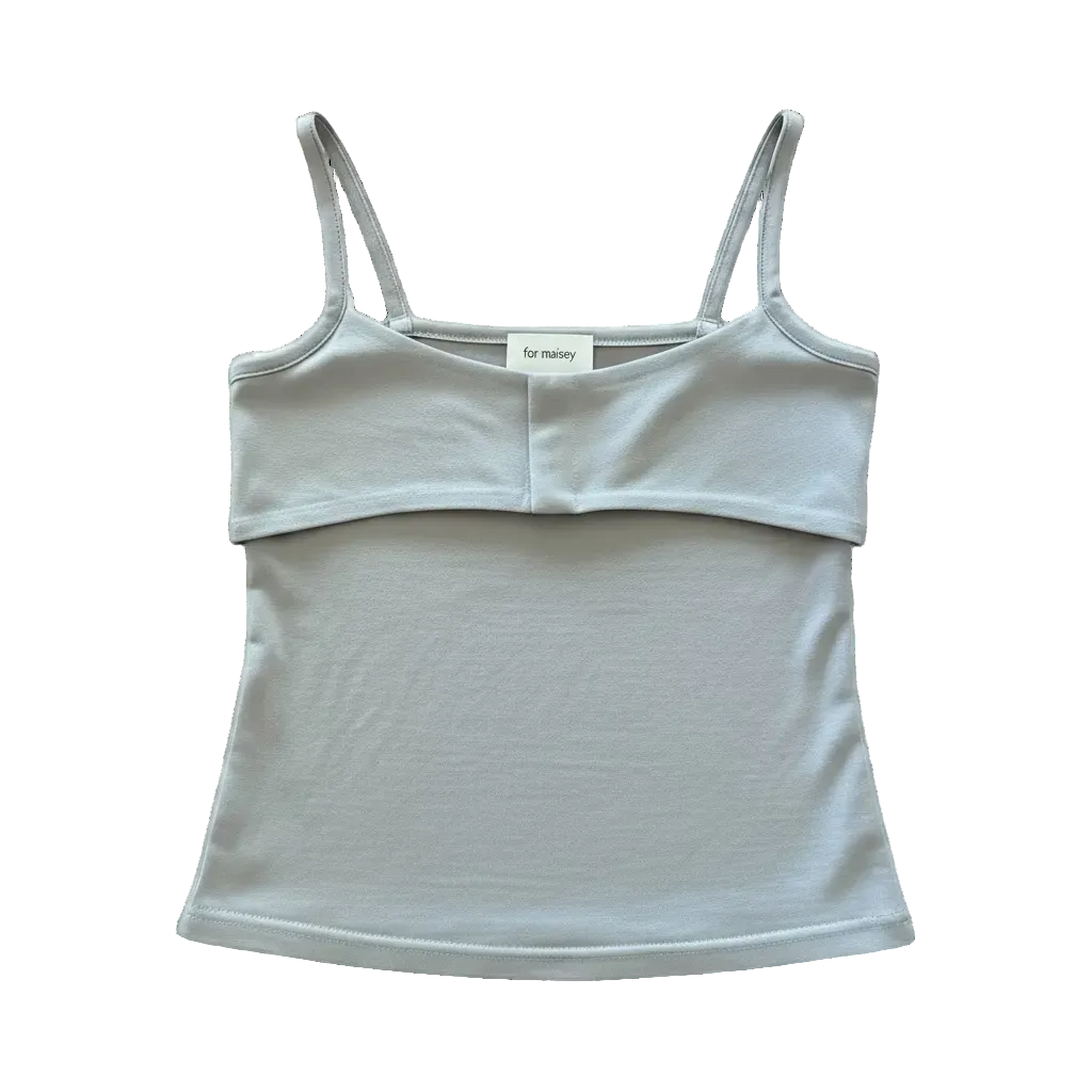 PANEL COTTON TANK - STONE